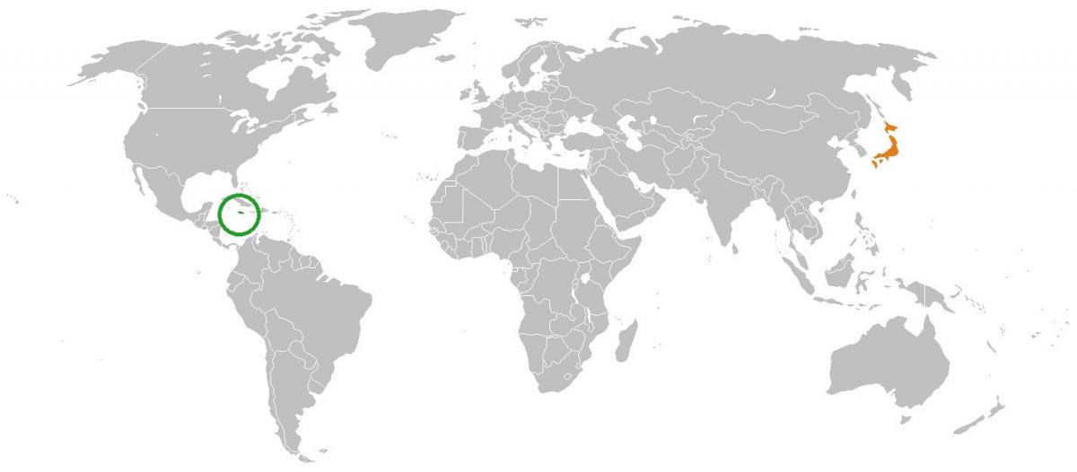 jamaica pada peta dunia