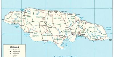 Jamaica peta jalan