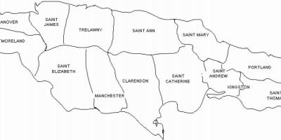 Jamaica peta dan gereja