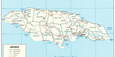 Jamaica lebuh raya 2000 peta